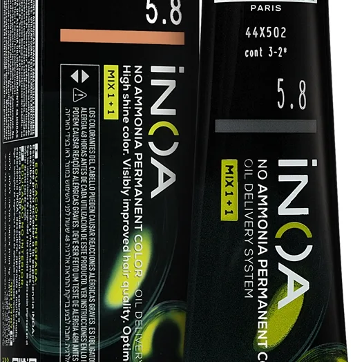 L’Oréal Professionnel Inoa Permanent hårfärgningsmedel Ammoniak-fri Skugga 5.8 60 ml