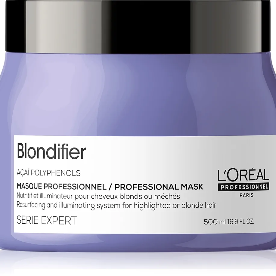 L’Oréal Professionnel Serie Expert Blondifier Regenererande och förnyande mask För blont och slingat hår 500 ml