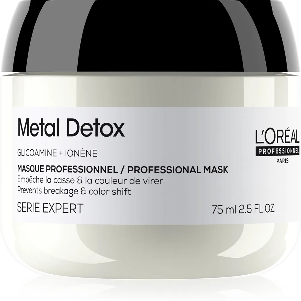 L’Oréal Professionnel Serie Expert Metal Detox Djupt närande mask För skadat och färgat hår 75 ml