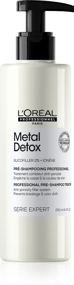 L’Oréal Professionnel Serie Expert Metal Detox ennen shampoopesua käytettävä hoito värjätyille ja vaurioituneille hiuksille 250 ml