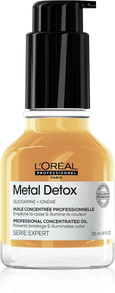 L’Oréal Professionnel Serie Expert Metal Detox Närande hårolja För att behandla bräckligt hår 50 ml
