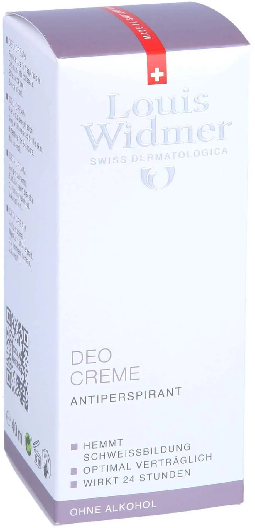 Widmer Deo Creme Leicht Parfümiert 40 ml - Deo Creme