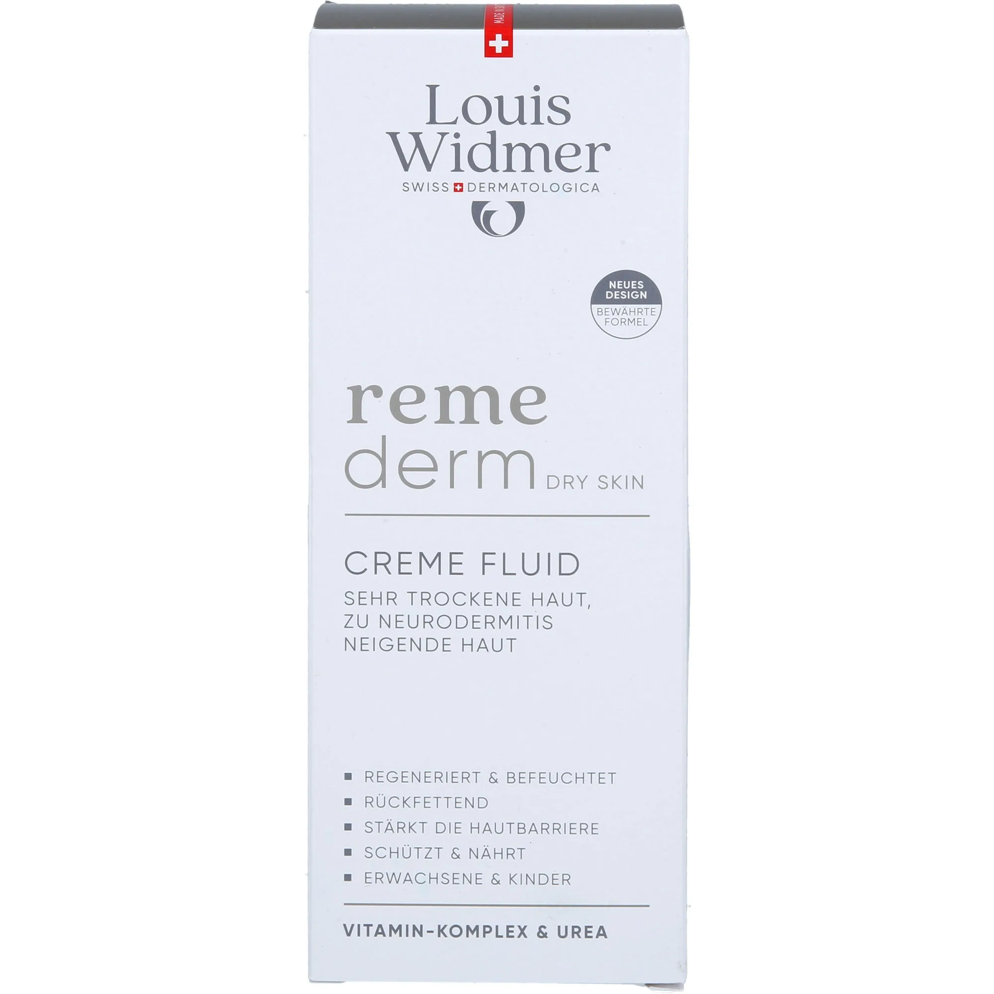 Louis Widmer remederm Creme Fluid für sehr trockene Haut, 200 ml Lösung