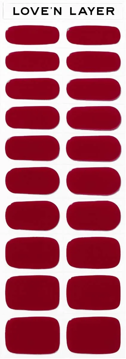 Love'n Layer Solid Layers Burgundy Red