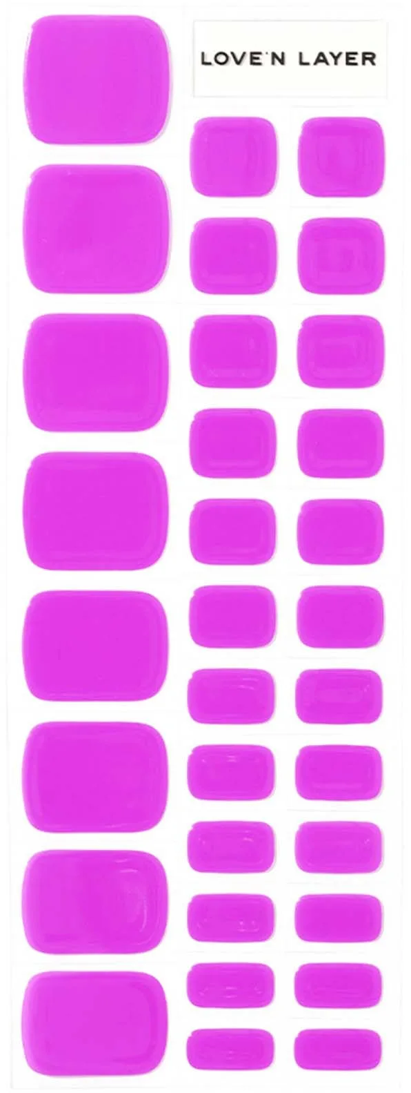 Love'n Layer Solid Toe Dahlia Purple