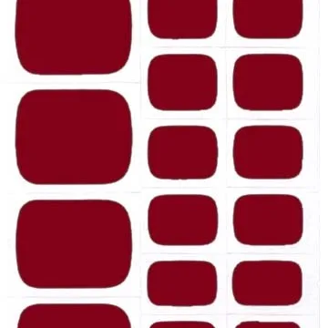 Love'n Layer Solid Toe Layers Burgundy Red