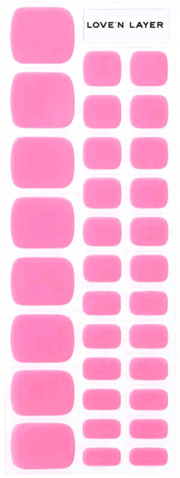 Love'n Layer Solid Toe Poppy Pink