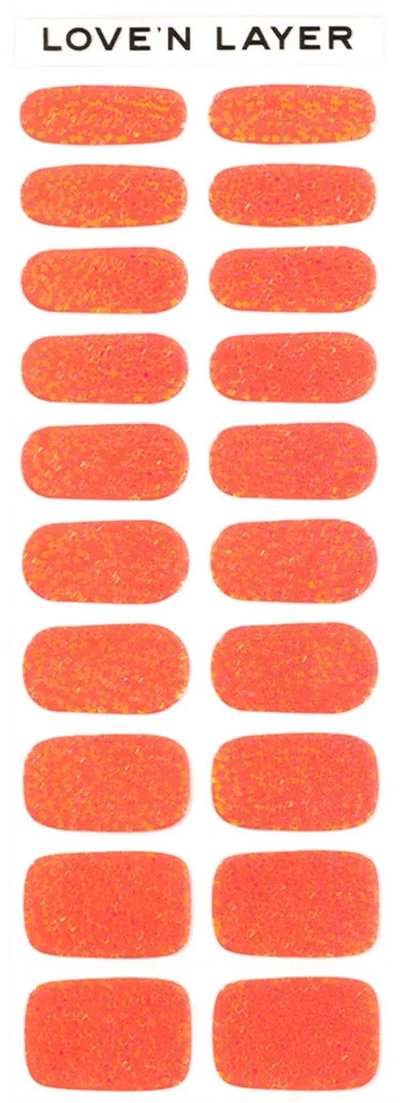 Love'n Layer Square Sparkle Orange