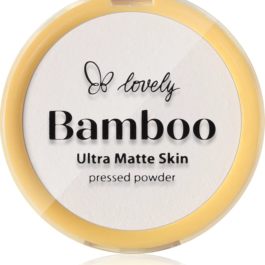 Lovely Bamboo Pressed Powder mattierendes Puder Farbton Transparent 1 St.