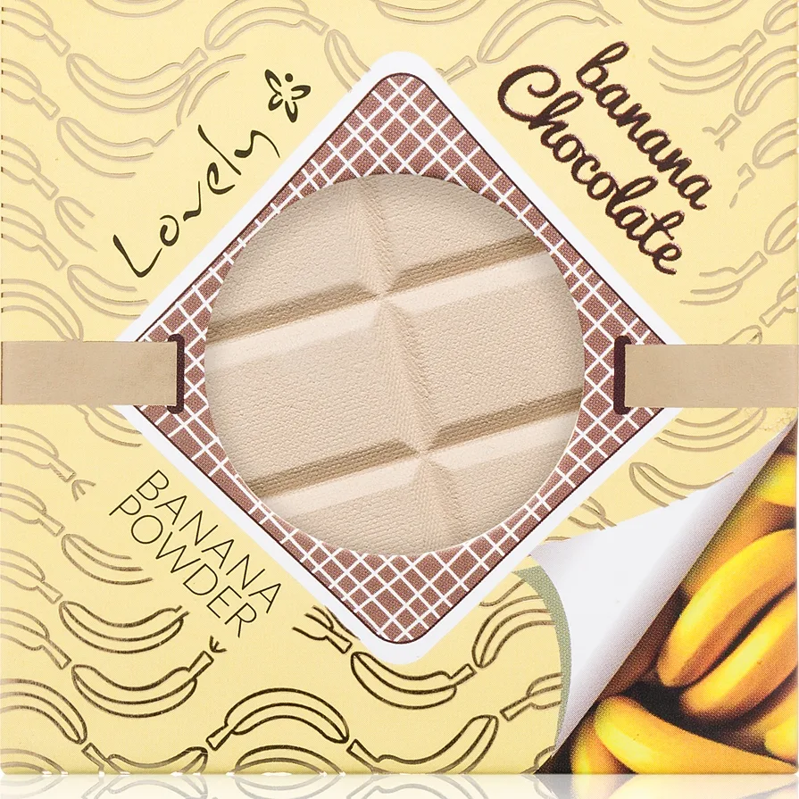 Lovely Banana Chocolate Kompakt pudder for jævn hudtone 9 g