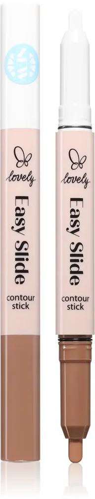 Lovely Easy Slide Contour Stick kaksipäinen varjostuskynä sävy 01 1 kpl