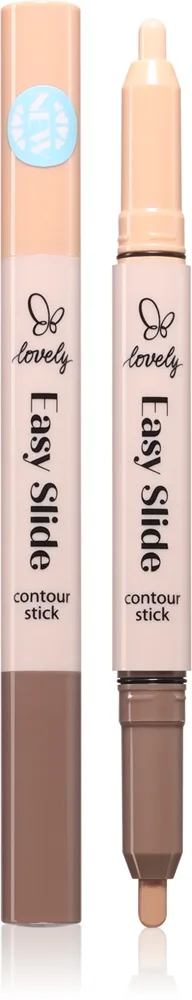Lovely Easy Slide Contour Stick kaksipäinen varjostuskynä sävy 02 1 kpl