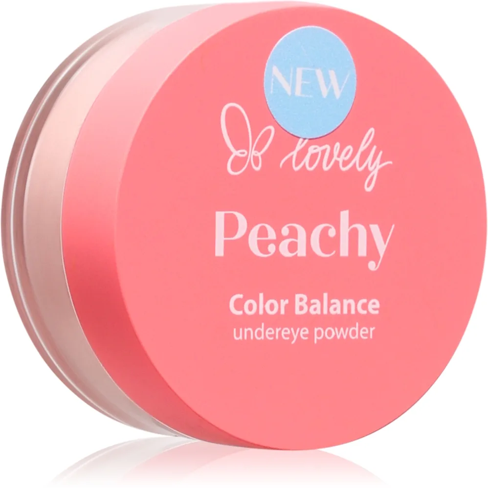 Lovely Peachy Color Balance Undereye Powder irtopuuteri sävy Peach 3.5 g
