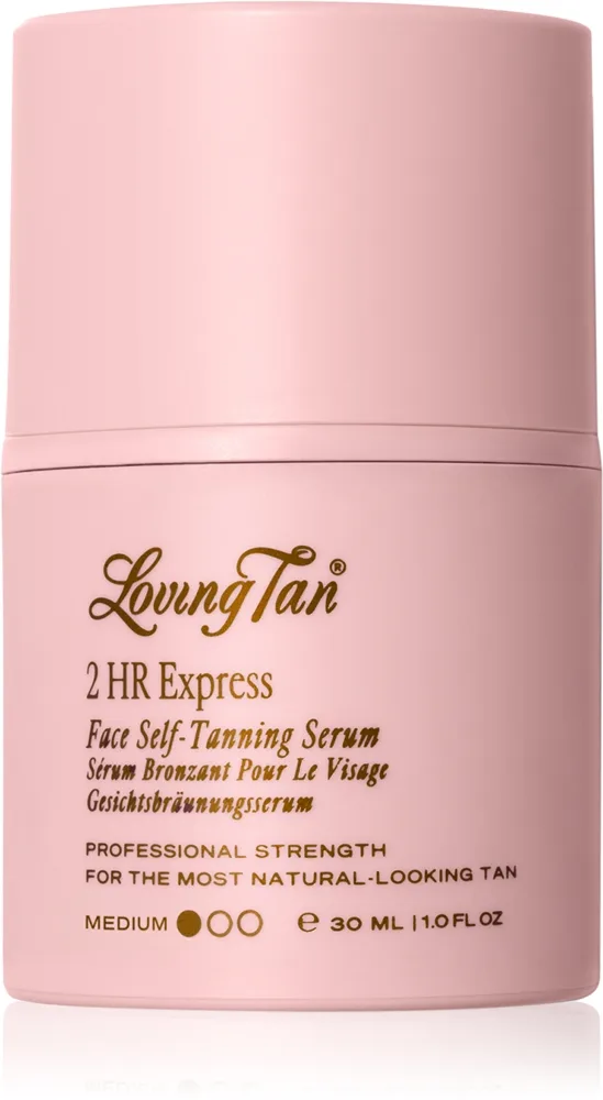Loving Tan 2 HR Express Face Tanning Serum Medium