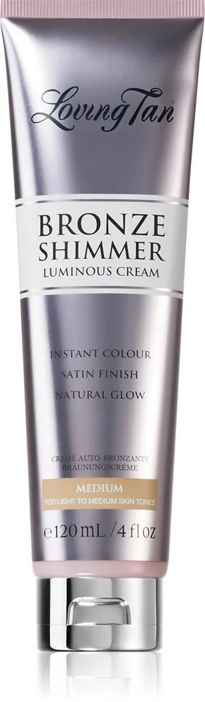 Loving Tan Bronze Shimmer Selvbrunercreme Skygge Ultra Dark 120 ml
