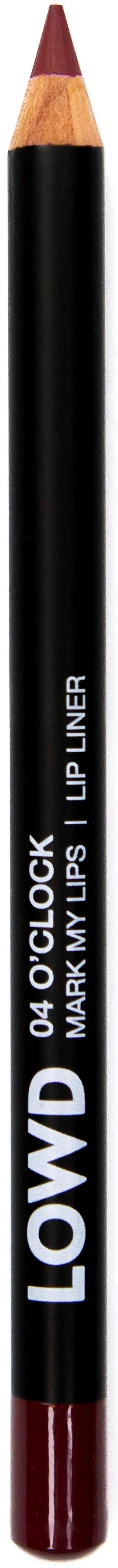 LOWD Cosmetics Mark My Lips Lip Liner 04 O'Clock