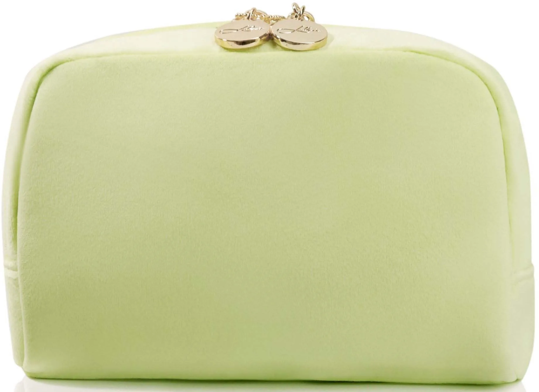 LULU'S ACCESSORIES Cosmetic Bag Velvet Yellow