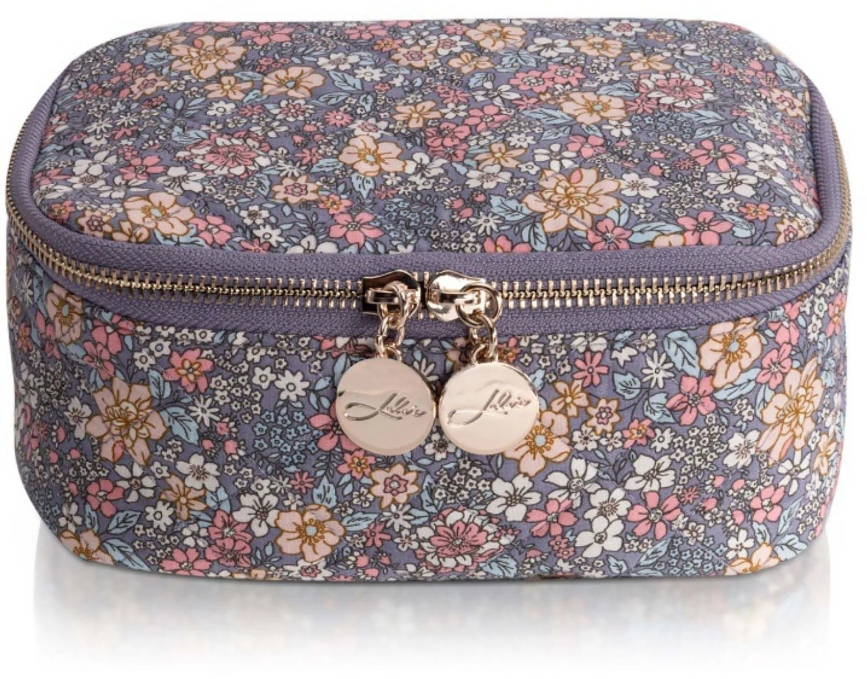 LULU'S ACCESSORIES Cosmetic Case Floral Mix