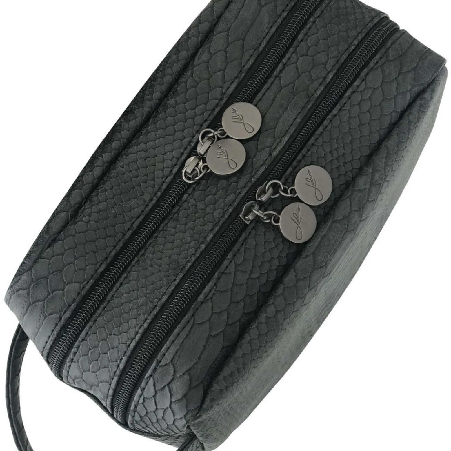 LULU'S ACCESSORIES Herre Toiletry Bag Brushed Black