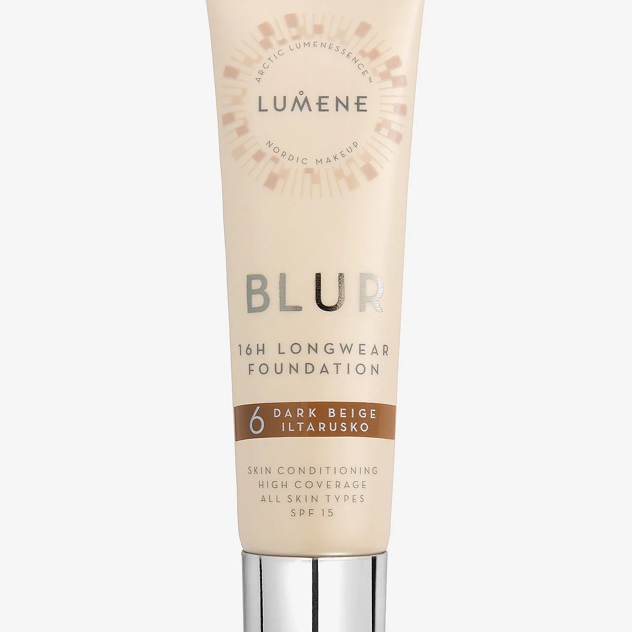 Lumene Blur 16H Longwear Foundation SPF 15 6 Dark Beige
