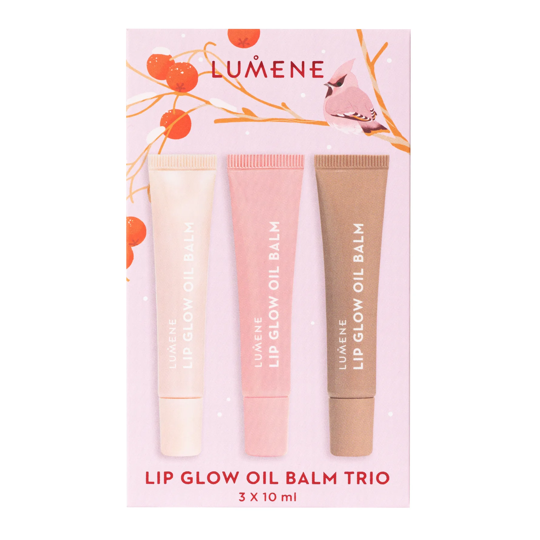 Lip Glow Oil Balm Trio Gift Box