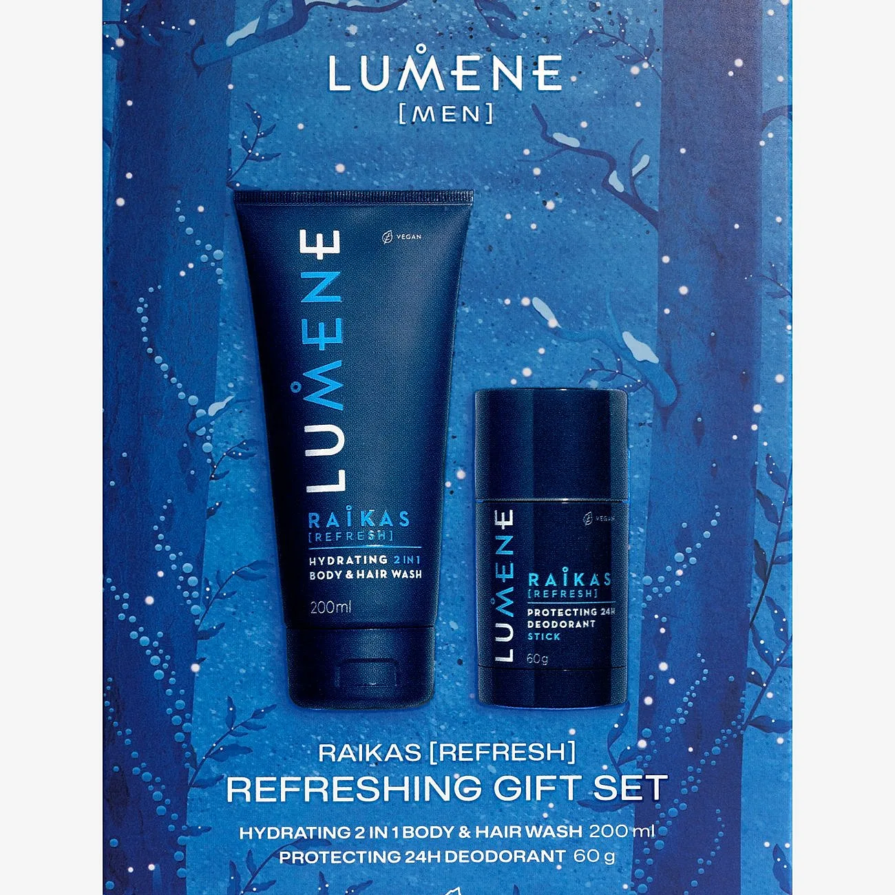 Lumene Men Raikas Refreshing Morning Gift Set 2026 2 pcs