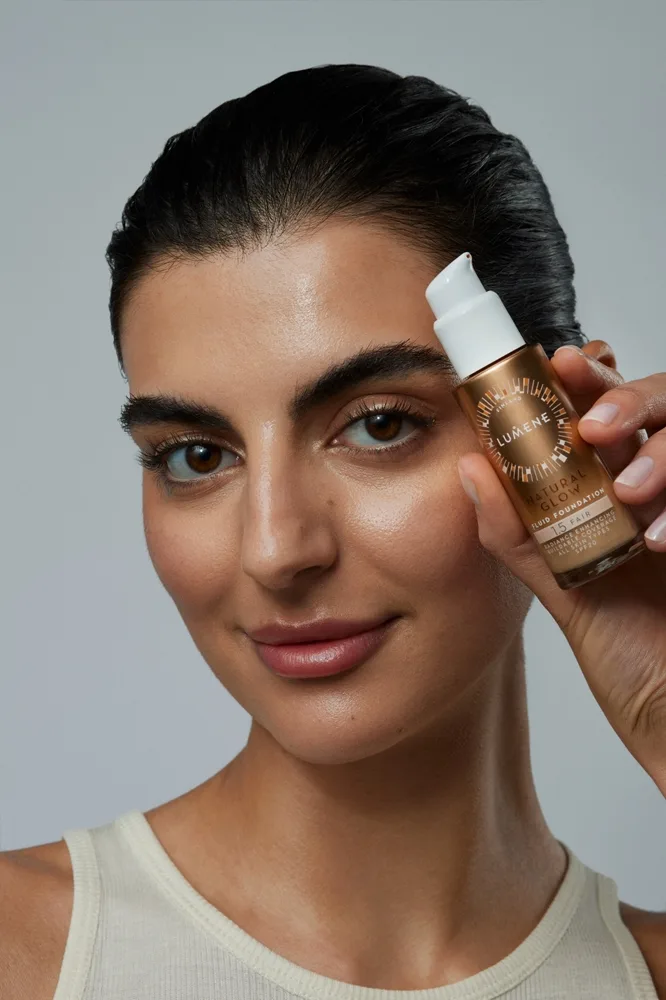 Lumene Natural Glow Fluid Foundation Spf20 Deep Tan 30ml