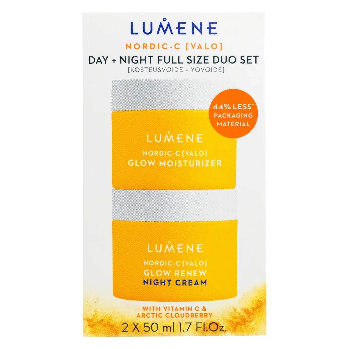 Valo nordic-c day + night duo set -tuplapakkaus, 2 x 50 ml
