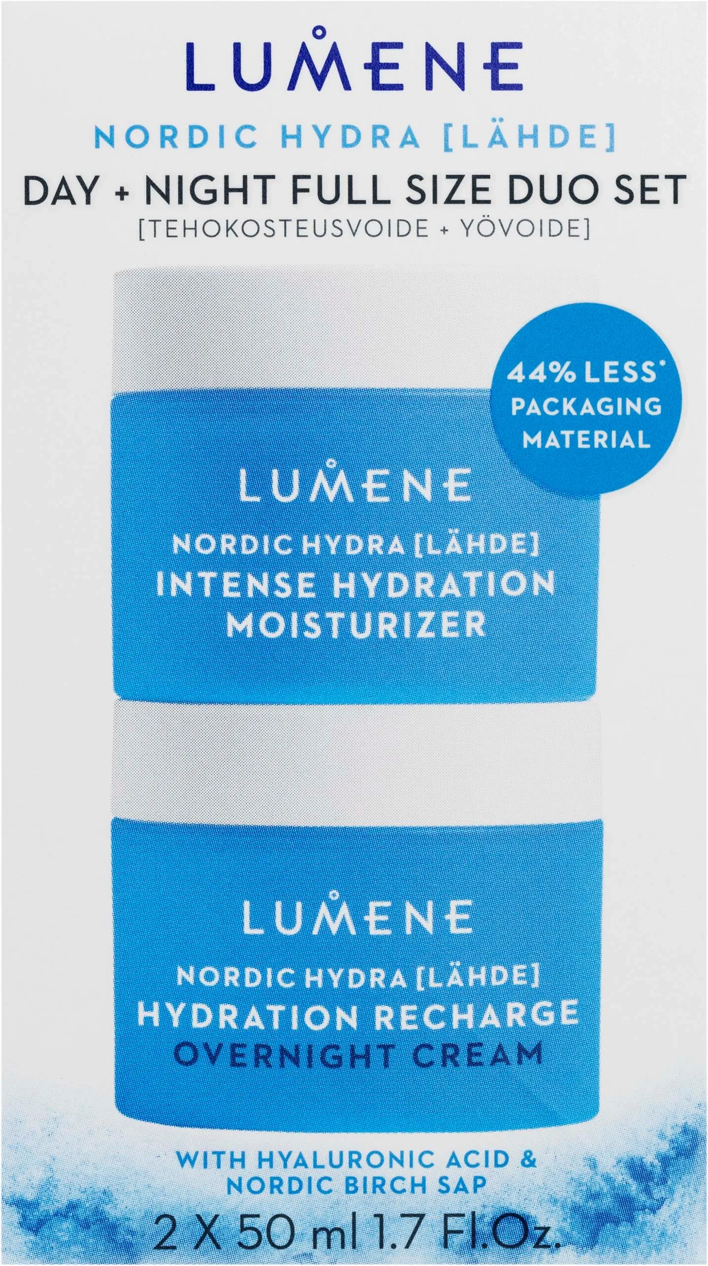 Lumene Nordic Hydra Day + Night Duo Set