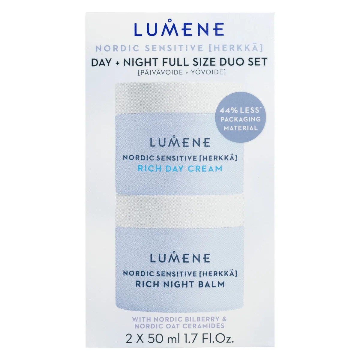 Nordic Sensitive Day + Night Cream Duo Set