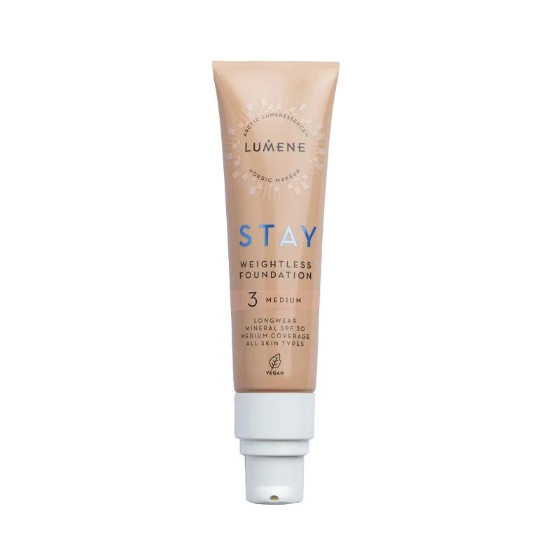 Lumene Stay Weightless Foundation Spf30 Medium 30ml