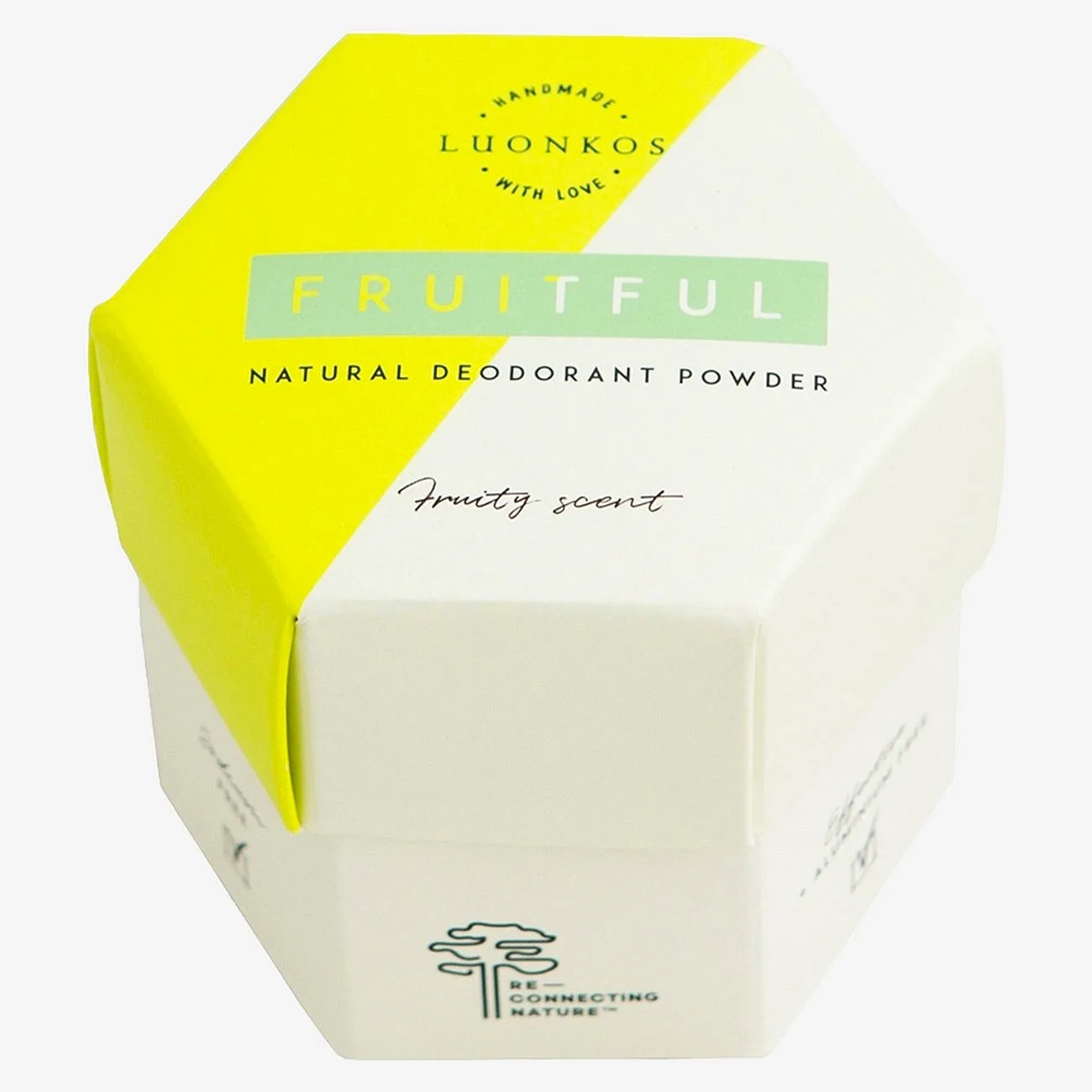 Luonkos Fruitful Deodorant Powder, Fruity Scent, Forest Microbes - Nude - 50 g