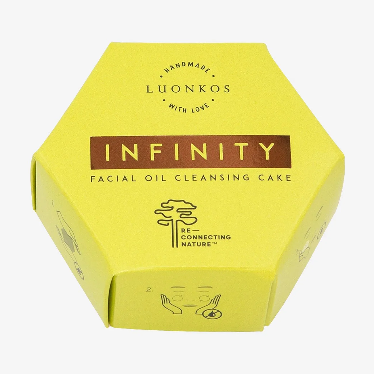 Luonkos Infinity Facial Oil Cleansing Cake, Forest Microbes - Nude - 60 ml