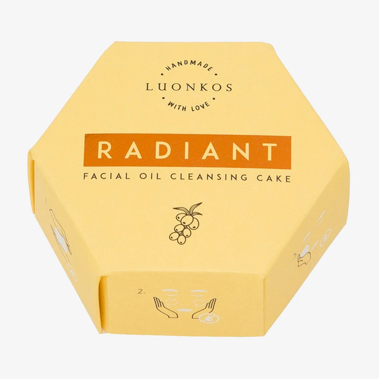 Luonkos Radiant Facial Oil Cleansing Cake - Yellow - 60 ml