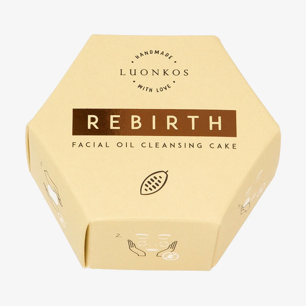 Luonkos Rebirth Facial Oil Cleansing Cake - Nude - 60 ml