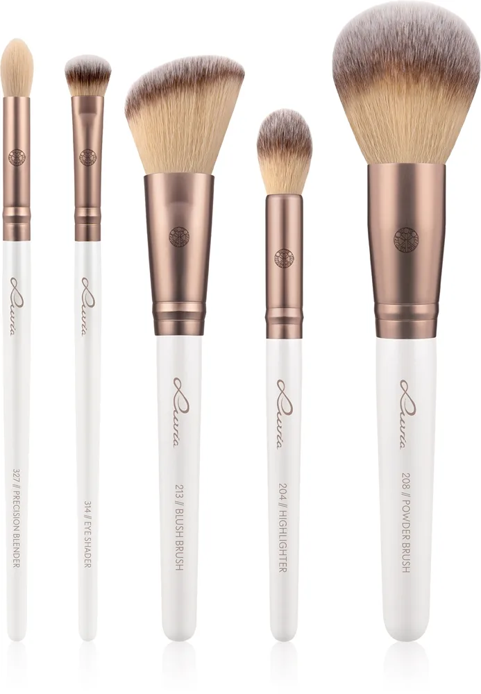 Luvia Cosmetics Daily Essentials Makeup børste sæt med etui Prime Vegan