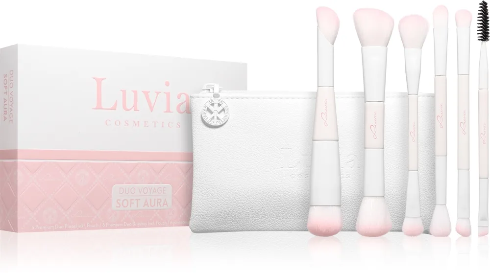 Luvia Cosmetics Duo Voyage Rejse børstesæt Soft Aura
