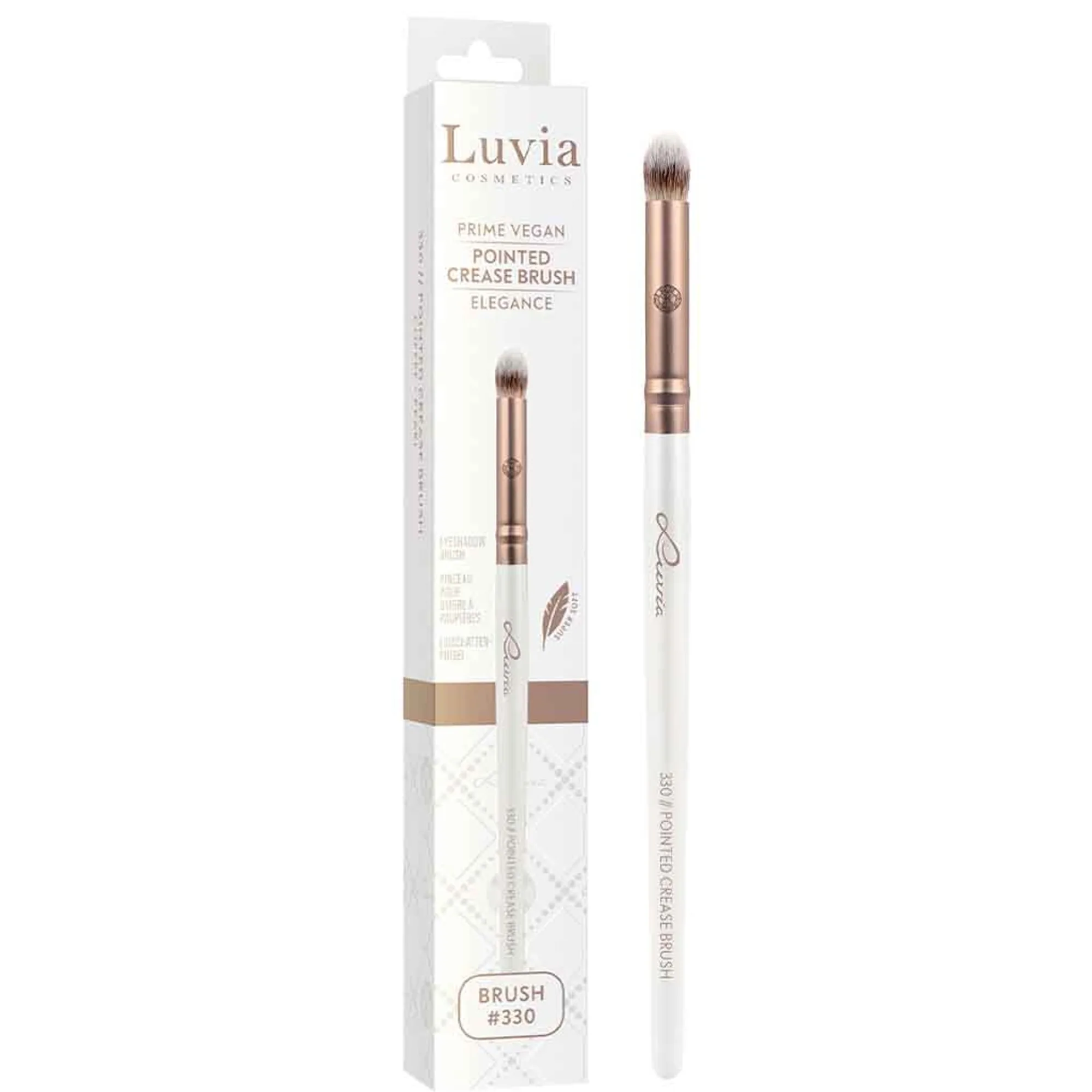 Luvia Cosmetics Elegance Pointed Crease Brush pyöreä luomivärisivellin 330 1 kpl