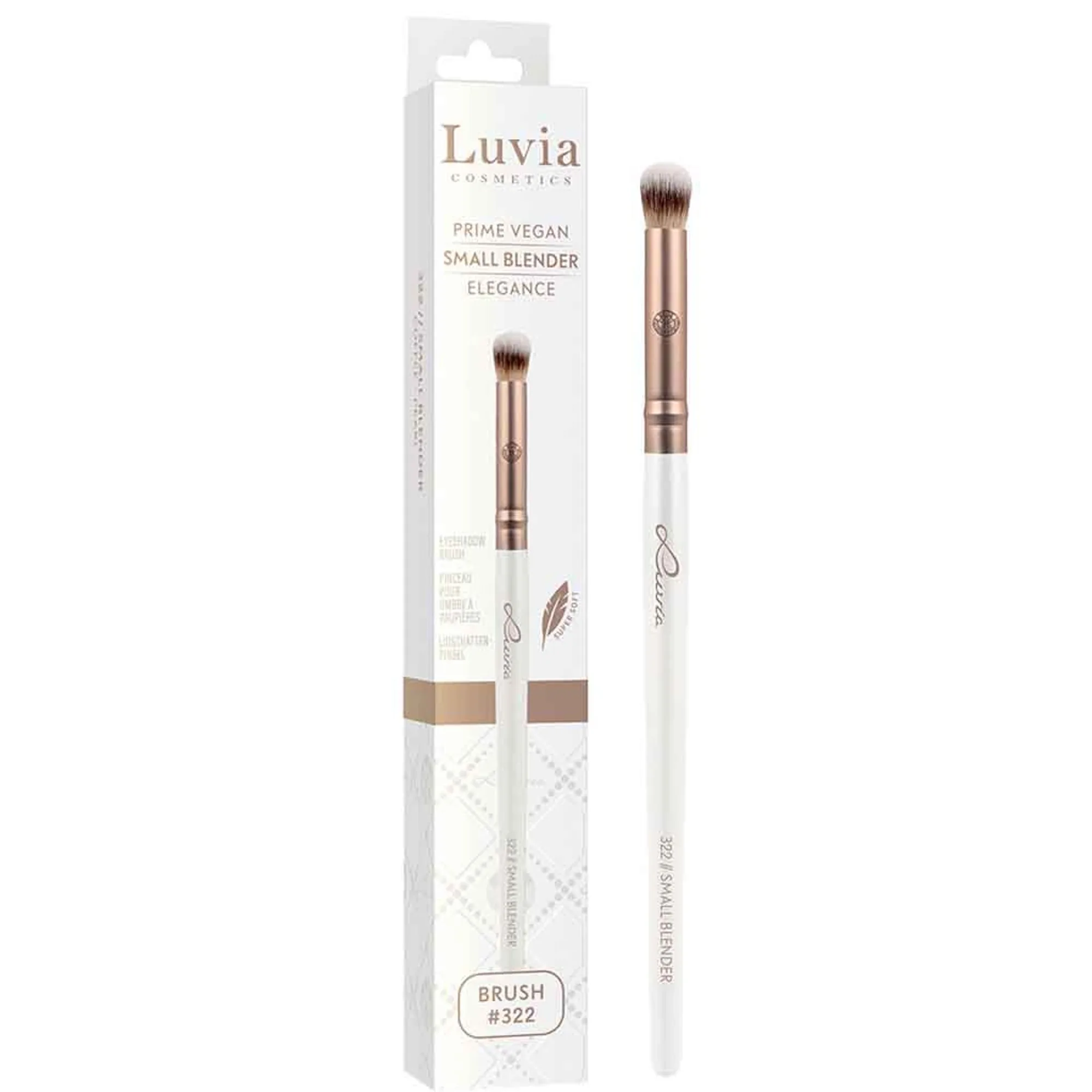 Luvia Cosmetics Elegance Small Blender pyöreä luomivärisivellin 322 1 kpl