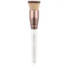 Luvia Cosmetics Prime Vegan Prime Buffer Spetsig foundationborste Pearl White / Metallic Coffee Brown 1 st.