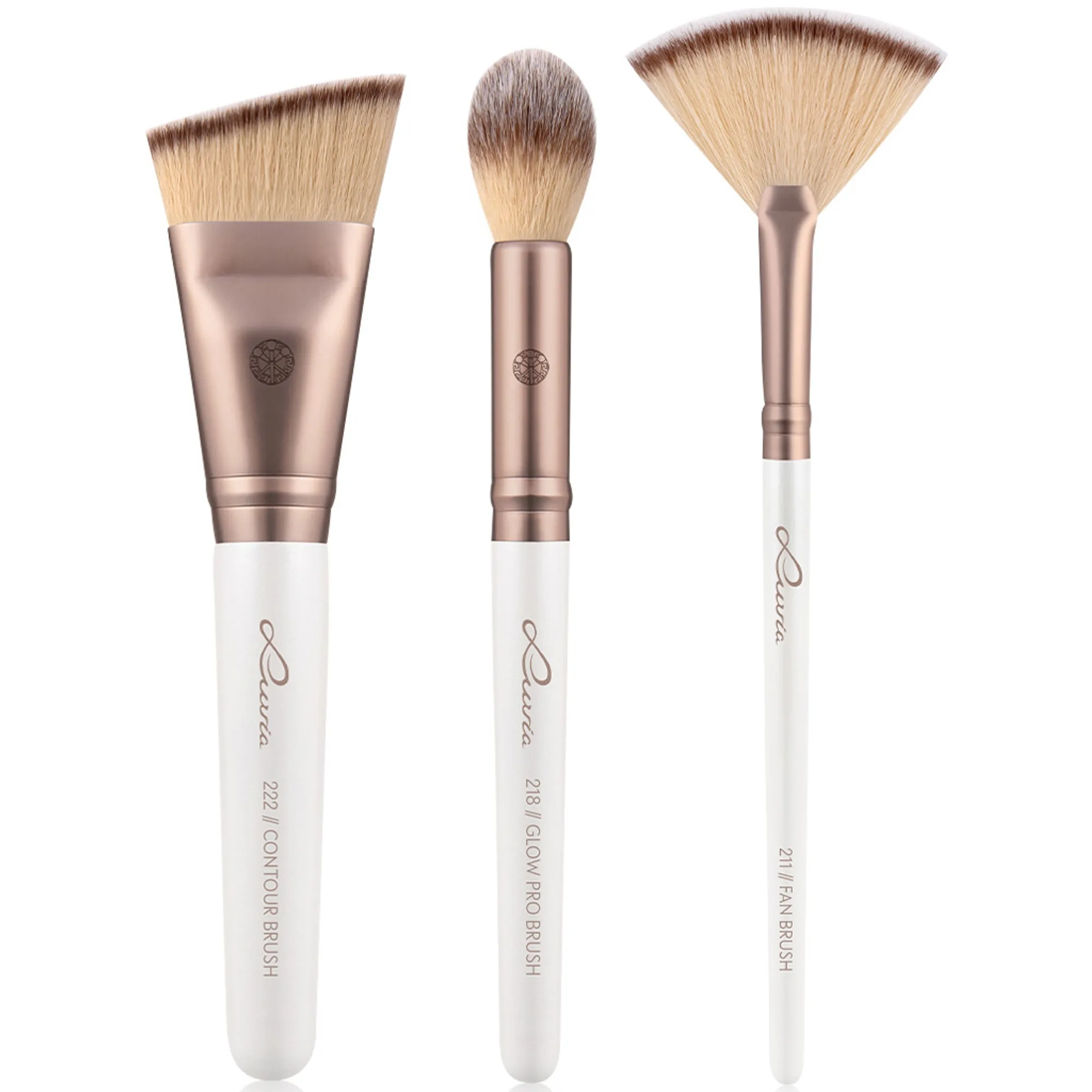 Luvia Highlight + Contour Set Prime Vegan Sminkborstset
