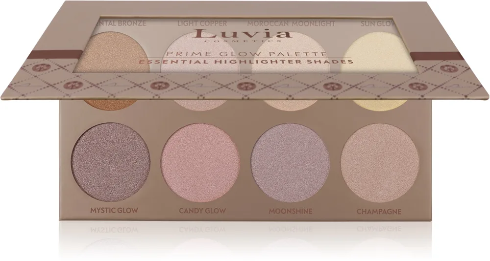 Luvia Prime Glow Palette Essential Highlighter Shades Vol.1 Makeuppalette