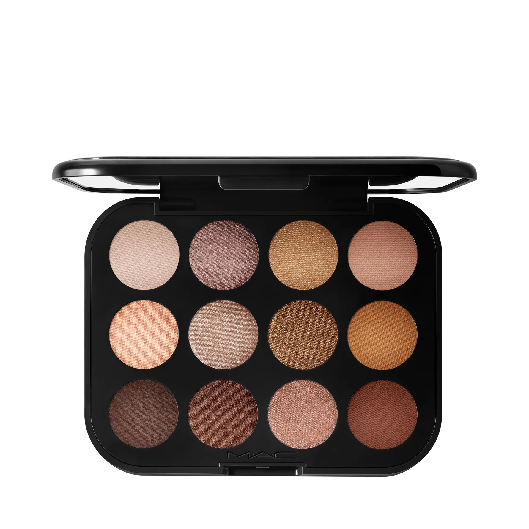 MAC Cosmetics Connect In Colour Eye Shadow Palette 12 shades luomiväripaletti sävy Unfiltered Nudes 12,2 g