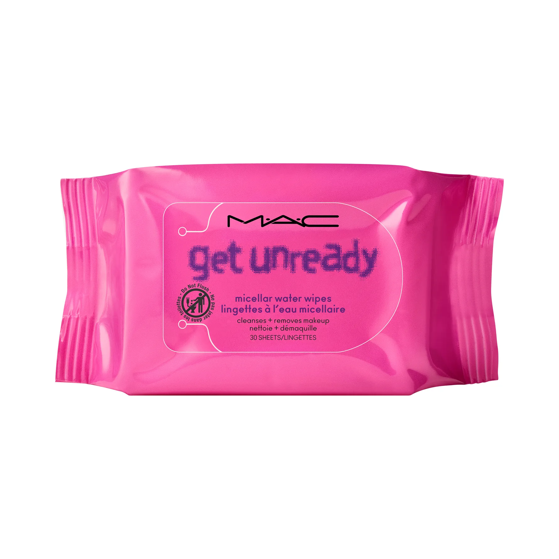 MAC Get Unready Micellar Water Wipes (30 pcs)