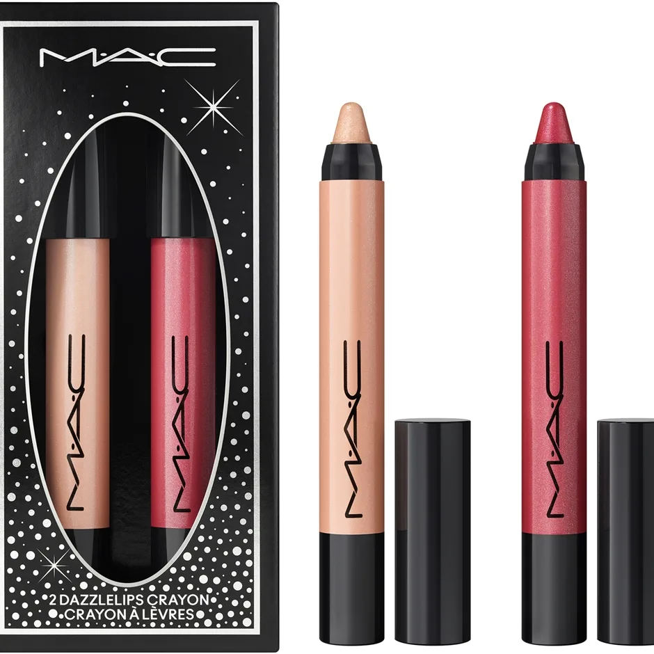 MAC Cosmetics Holiday Decadent Dazzlelips Crayon Duo lahjasetti huuliin