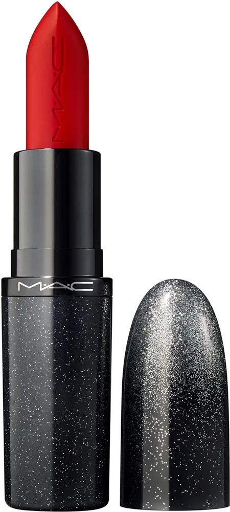 MAC Cosmetics Holiday MACximal Satin Lipstick Satin læbestift Skygge Ruby Woo La La 3.5 g