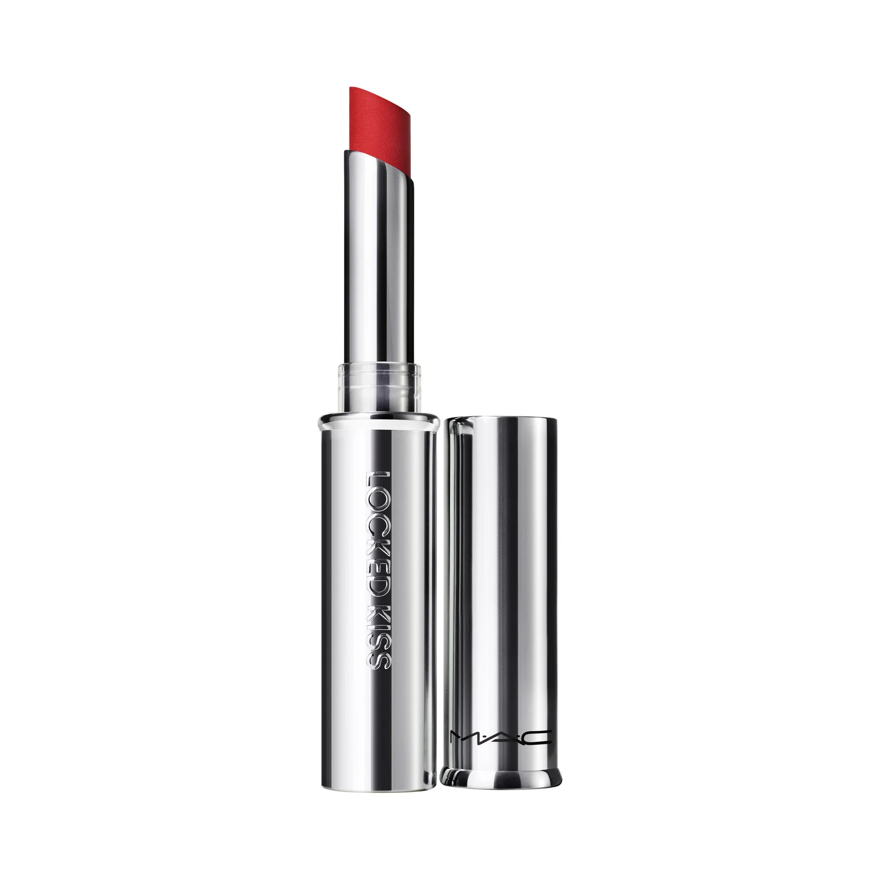 MAC Cosmetics Locked Kiss 24h Lipstick Ultramatt läppstift för långvarigt bruk Skugga Ruby True 1,8 g