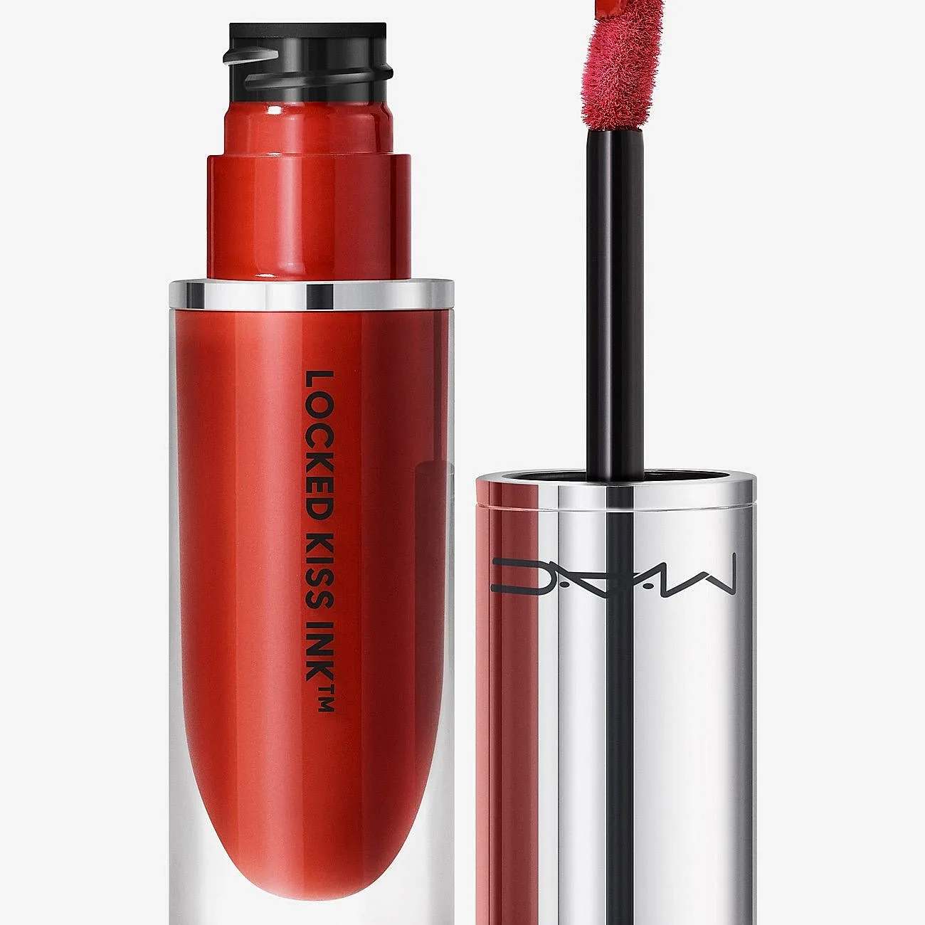 MAC Cosmetics Locked Kiss Ink 24HR Lipcolour Långvarig matt flytande läppstift Skugga Extra Chili 4 ml