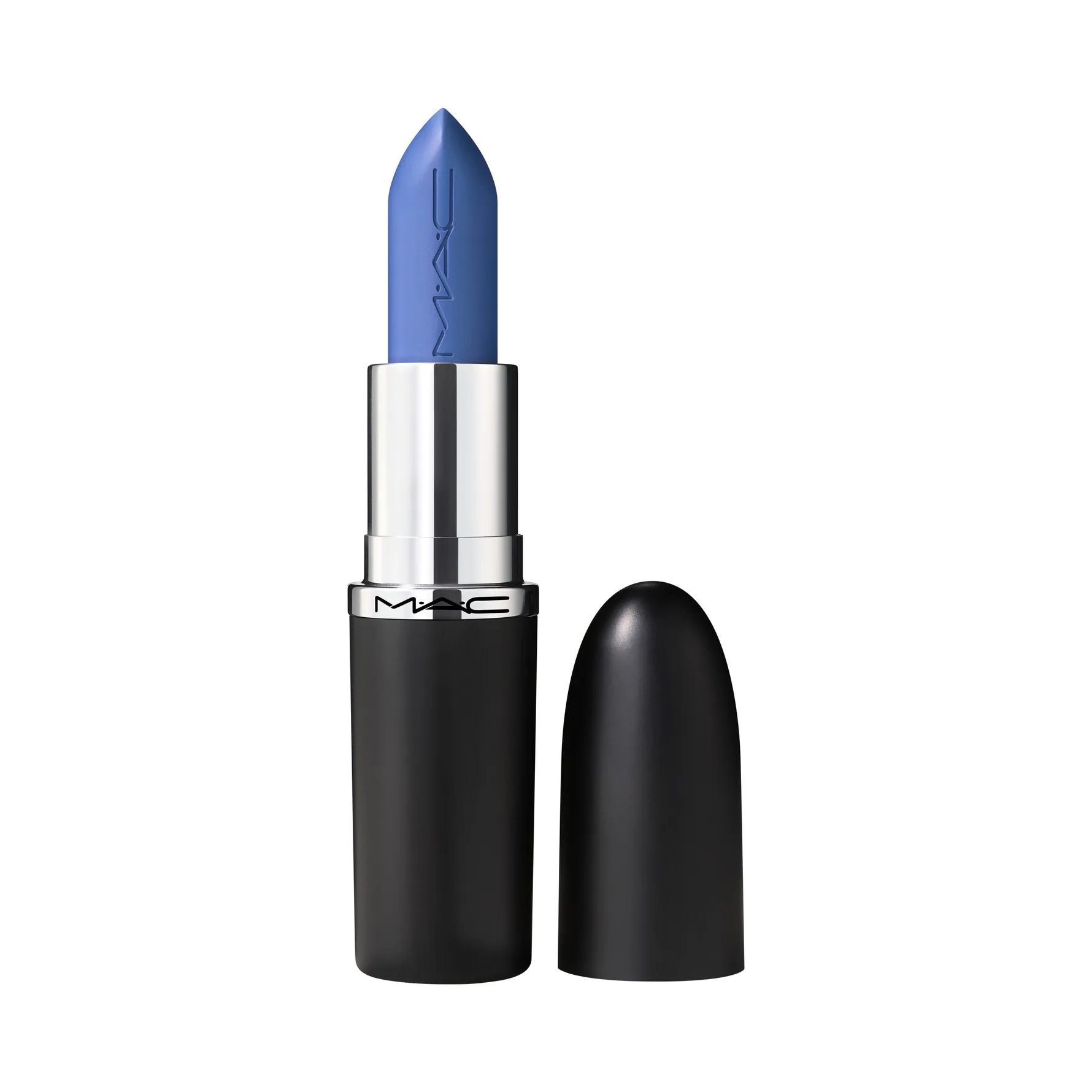 MAC Cosmetics MACximal Sleek Satin Lipstick Creamy Moisturising Lipstick Skugga Tilted Denim 3.5 g