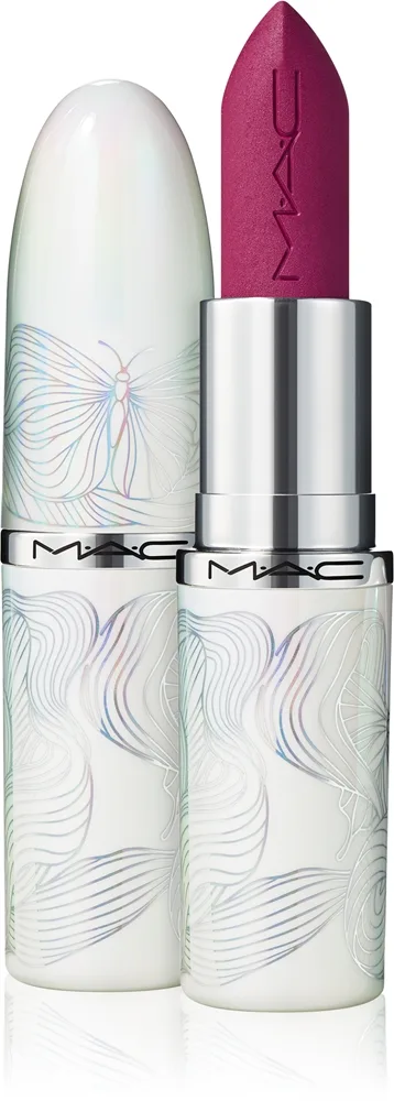 MAC Cosmetics Metamorphosis Spring Collection MACximal Silky Matte Lipstick Matt läppstift Skugga Juiced Raspberry 3.5 g